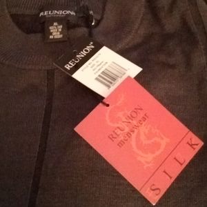 Men's 100% Silk sweater